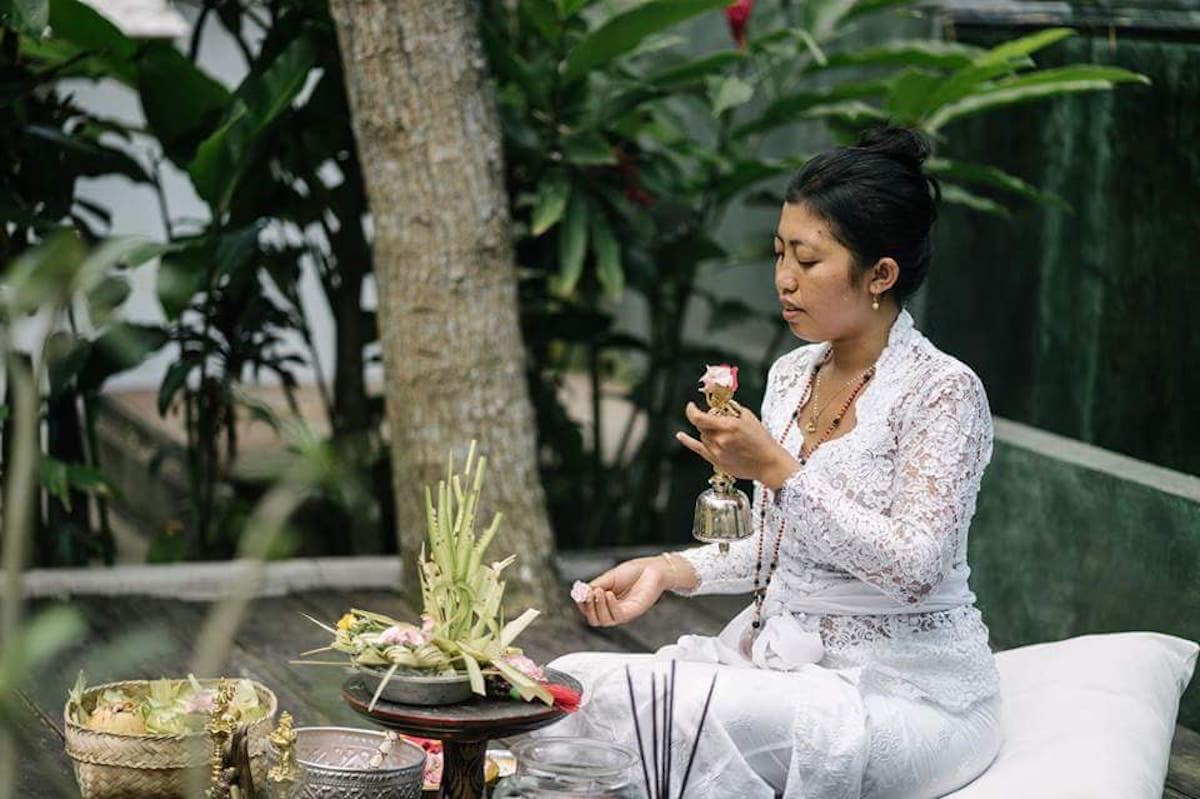 Balinese priestess